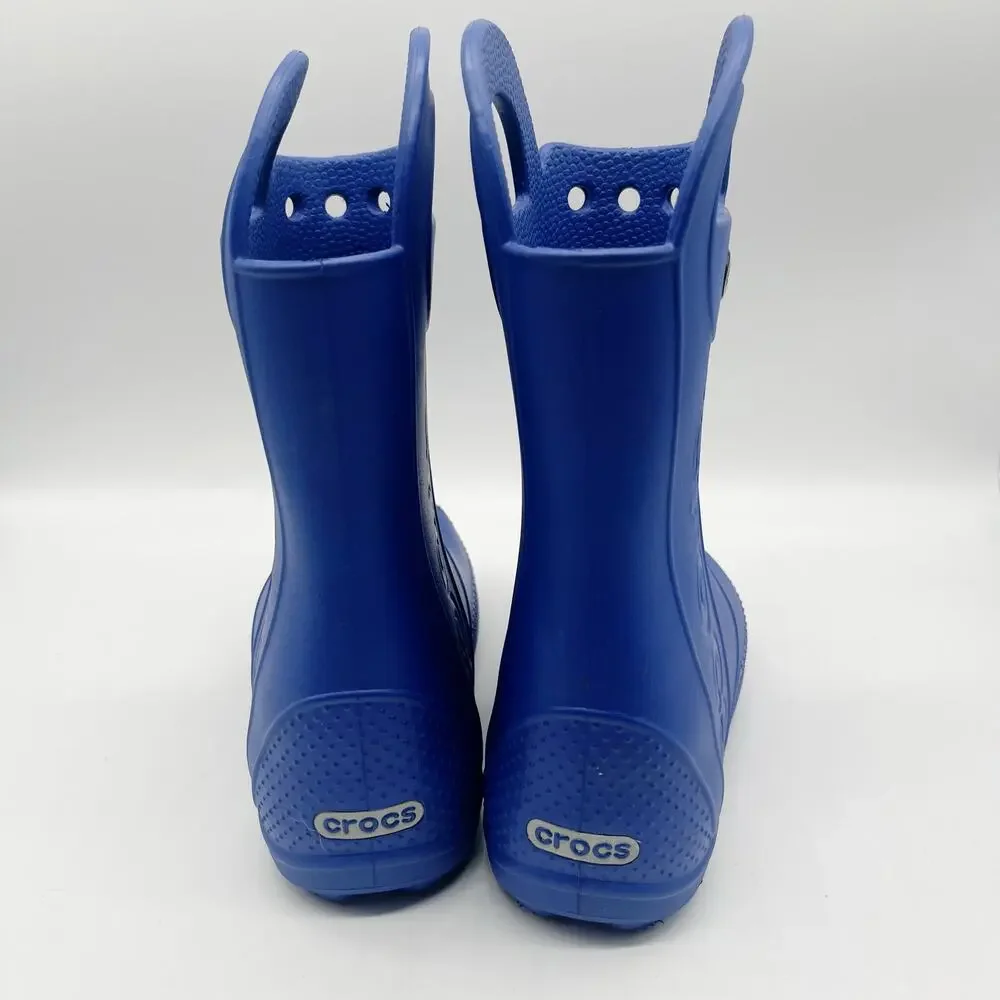 Crocs Handle it Rain Boots Blue Big Kids‎ J2